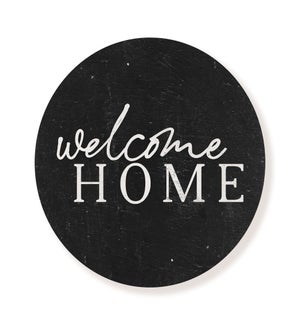 Simple Welcome Home Black Circle